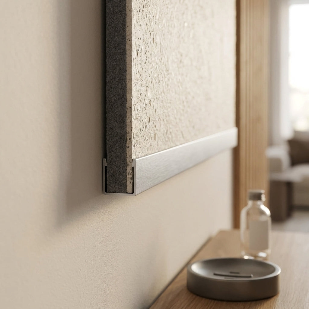 Wall End Profile Silver Aluminium - Modee Panel Trim (view 2)