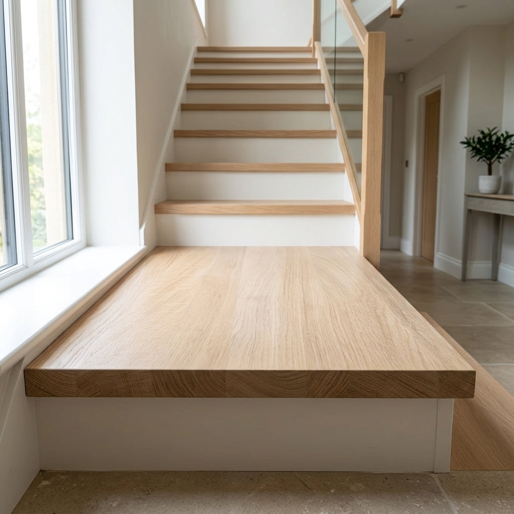 Oak Riser 250mm Wide 20mm Thick - Multiple Lengths