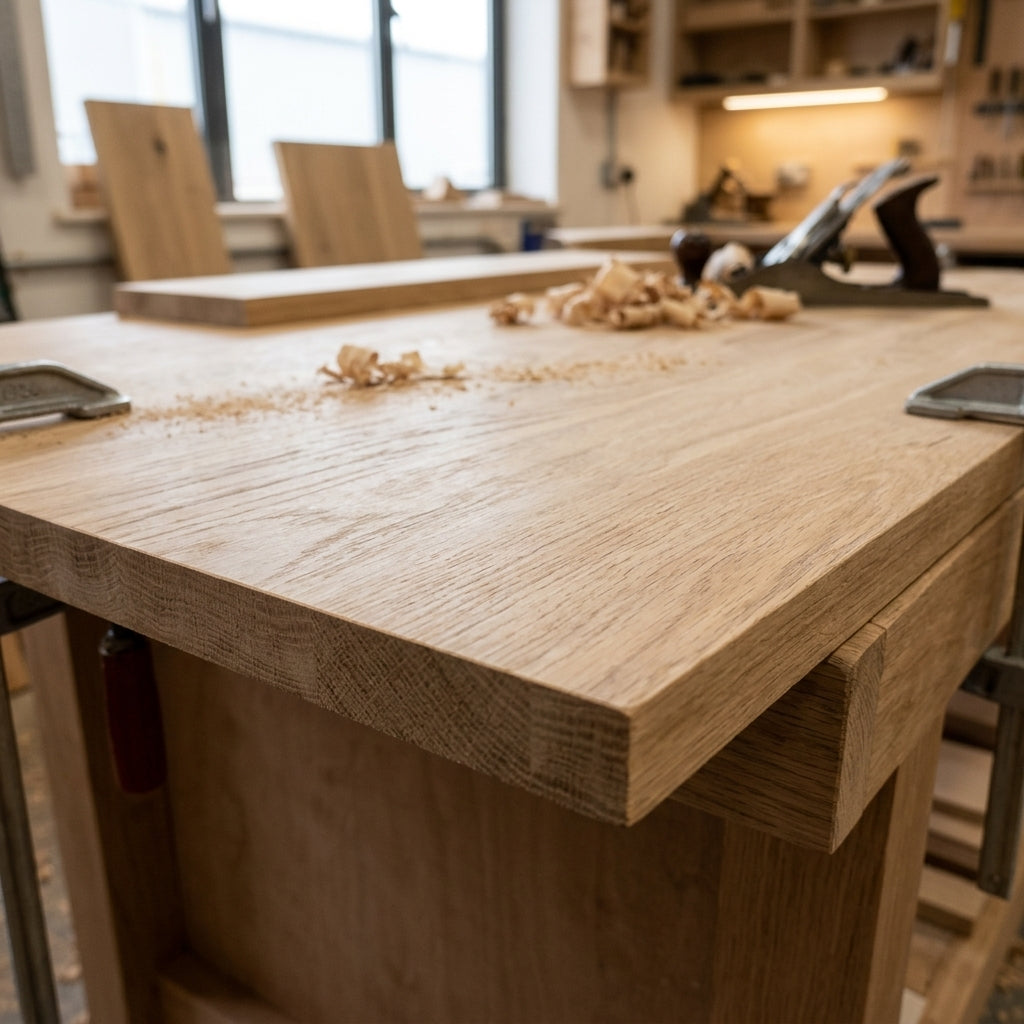 A/BC Grade Solid European Oak Panel 20mm Thick - Joinery (view 2)