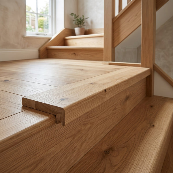 Rustic Oak Landing Tread 900mm, 1000mm Or 1300mm