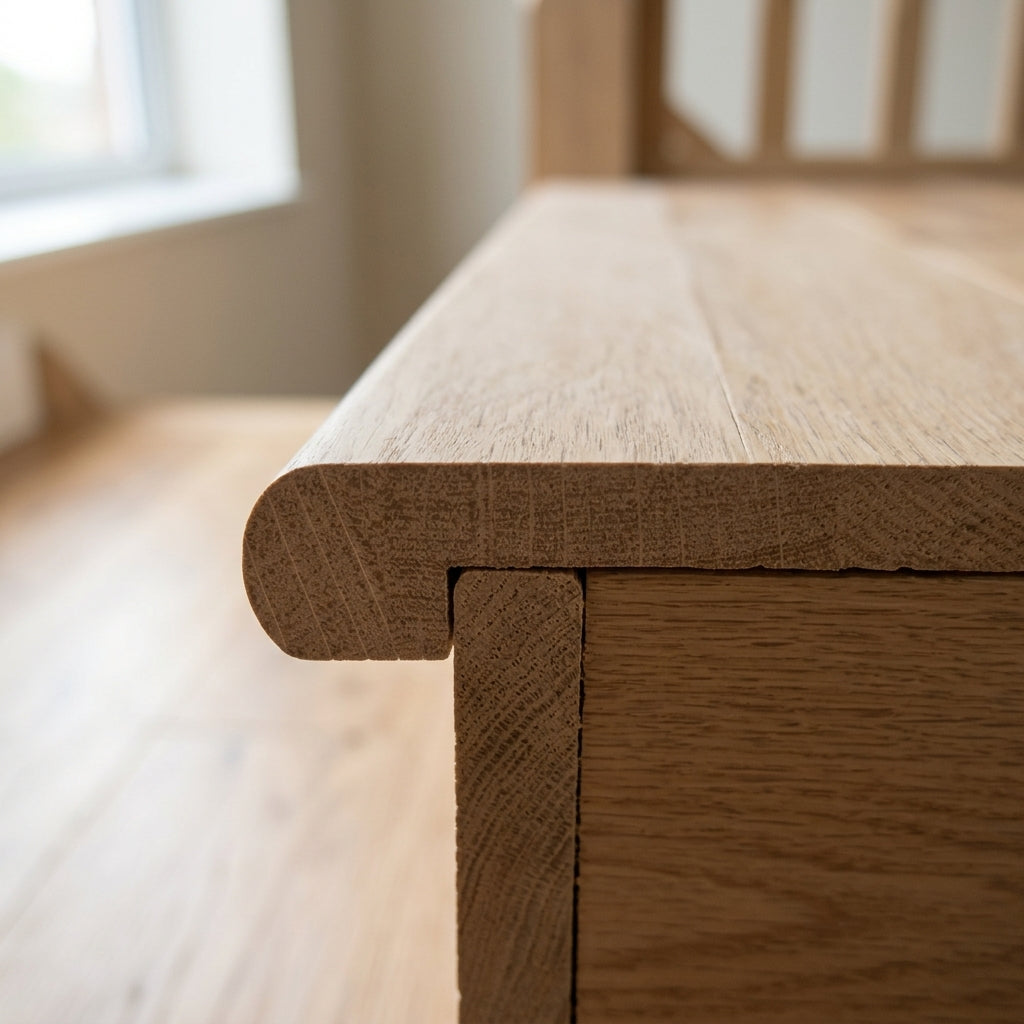 Oak Landing Tread Cladding 100mm Wide - 900mm to 1300mm (view 2)