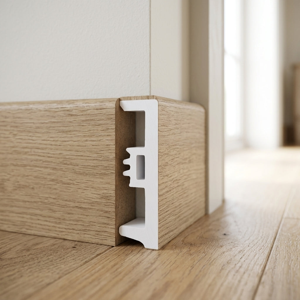 Basel Oak Skirting Board | Waterproof Impact-Resistant (view 2)