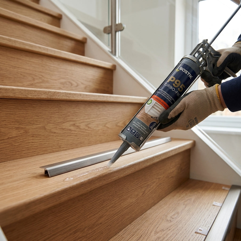 Stair Nosing Adhesive, Fast-Setting, High Impact Resistance