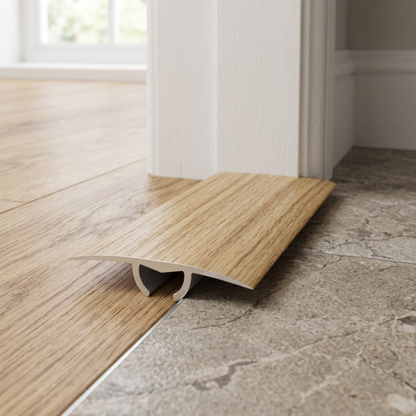 Aluminium Floor Profile 0.93m Odessa Oak - Transition Strip