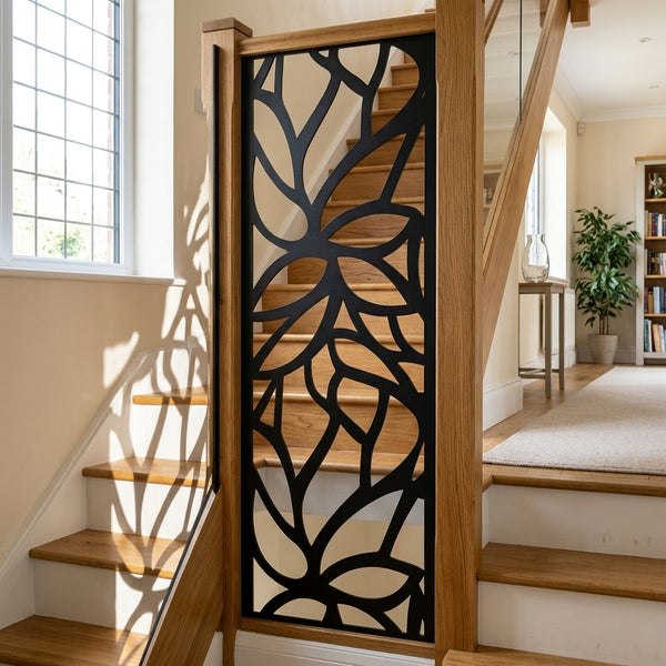 Nature Bloom Metal Stair Panel – Rake or Square