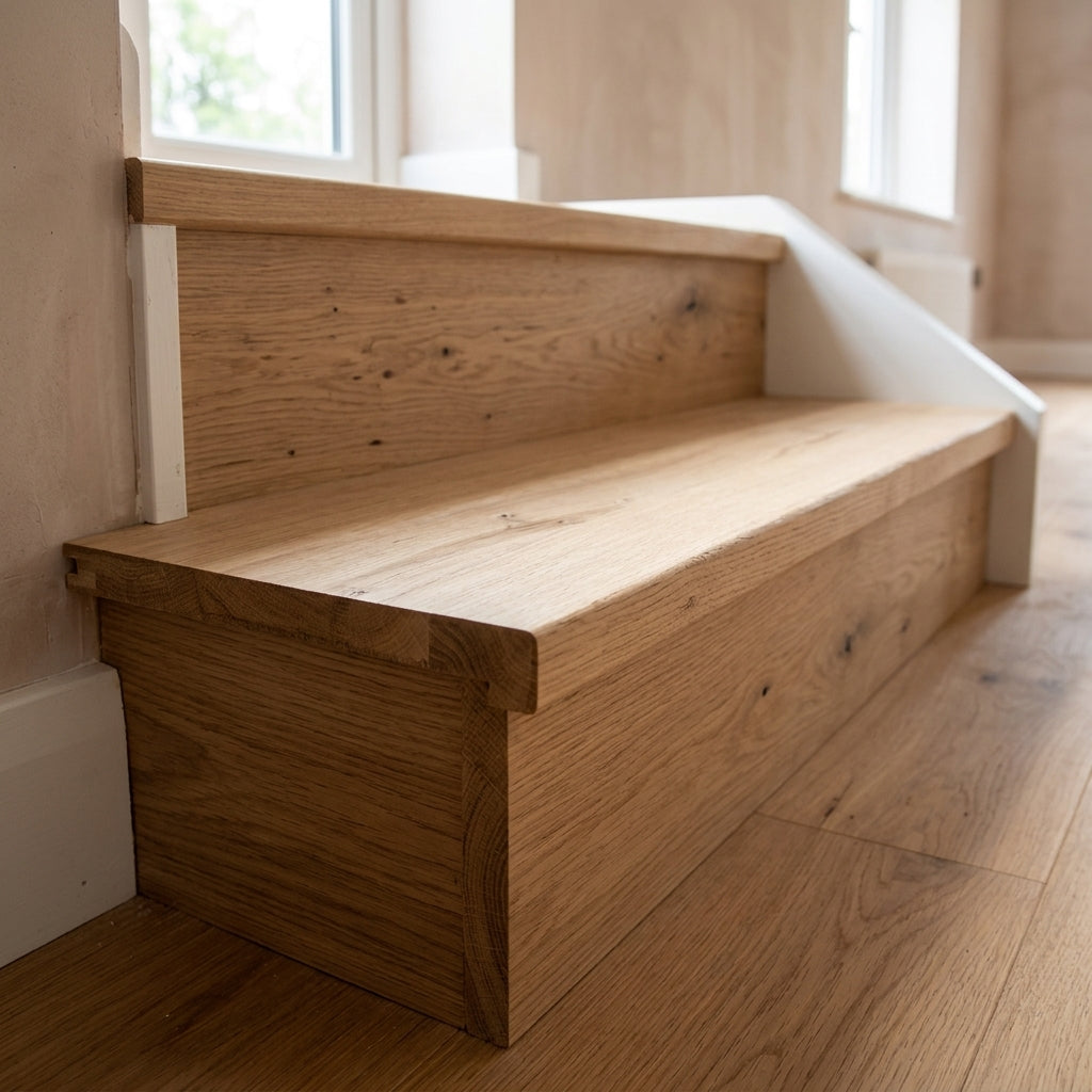 Rustic Oak Window Board 50mm Nosing - Multiple Lengths