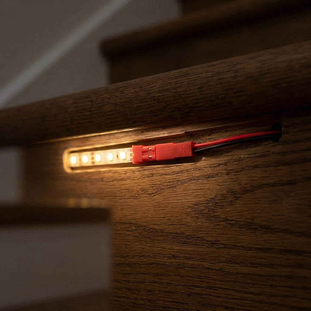 LED Strip Connector 8mm With Cable (view 2)