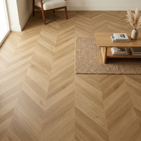 Chevron Menor Oak Luxury Vinyl Floor | 5G Click