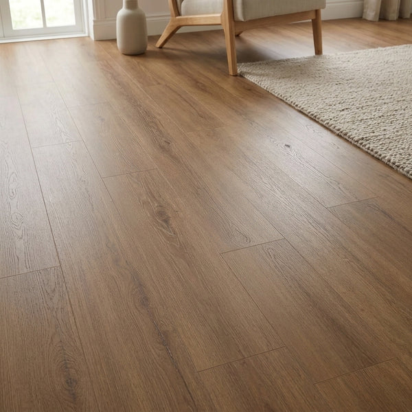 Wood Effect Vinyl Plank, Rochester Oak Look - 5G Click