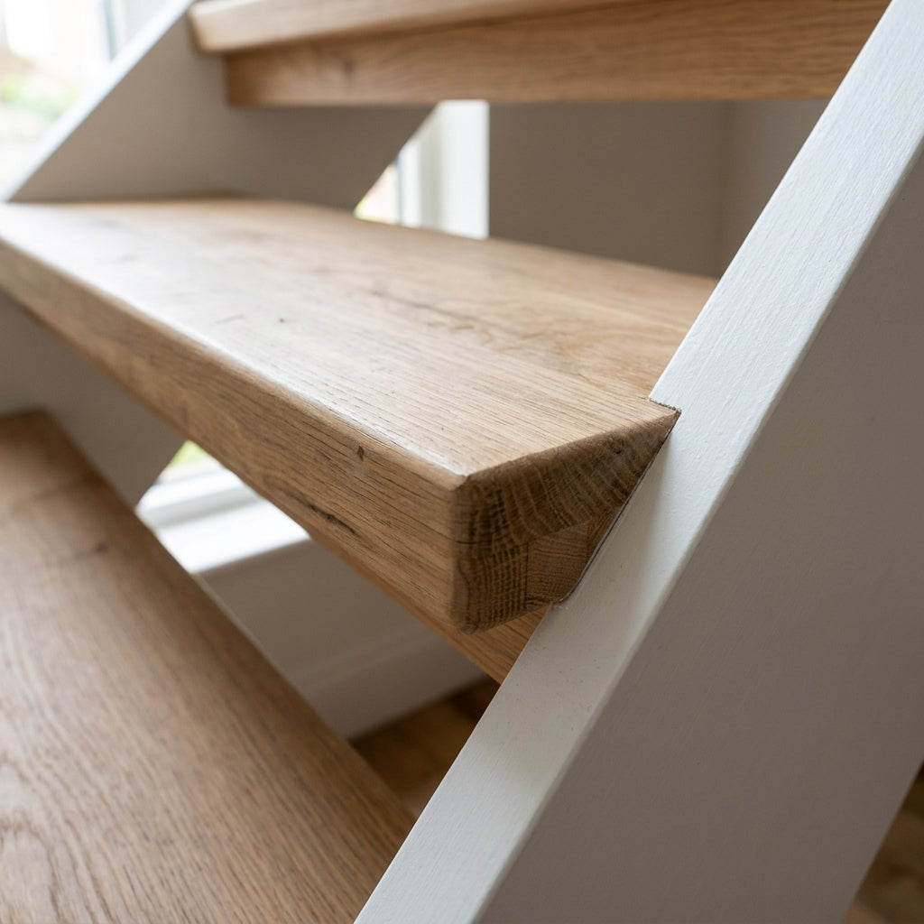 Rustic Oak Bottom Step Left or Right Hand - Modern (view 2)