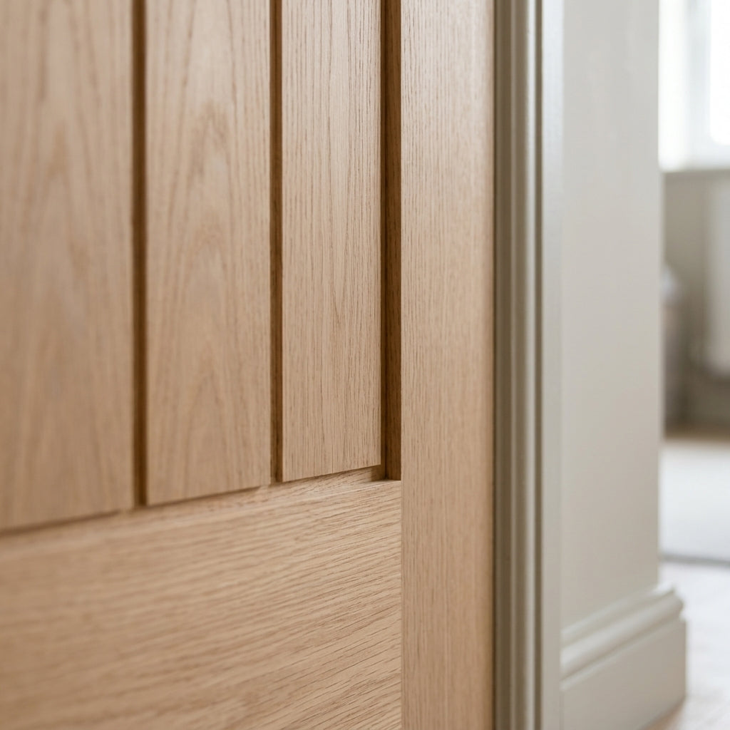 Oak Belize Unfinished Internal Door 838 x 1981mm (view 2)