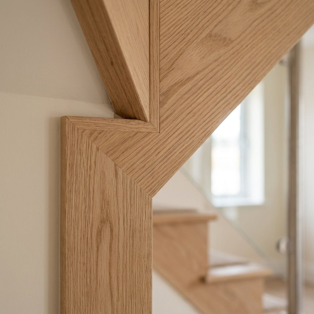 Oak Veneer 250mm Glue-Back String Cladding - Per Metre (view 2)