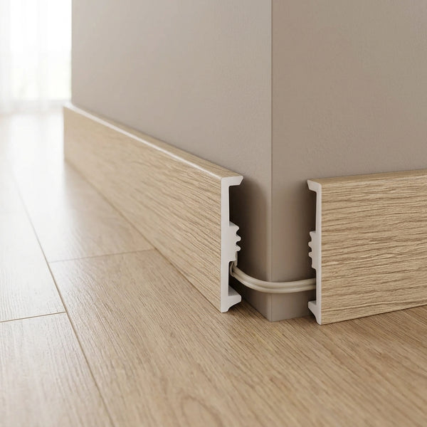 Hanoi Oak Skirting Board, Waterproof Impact-Resistant