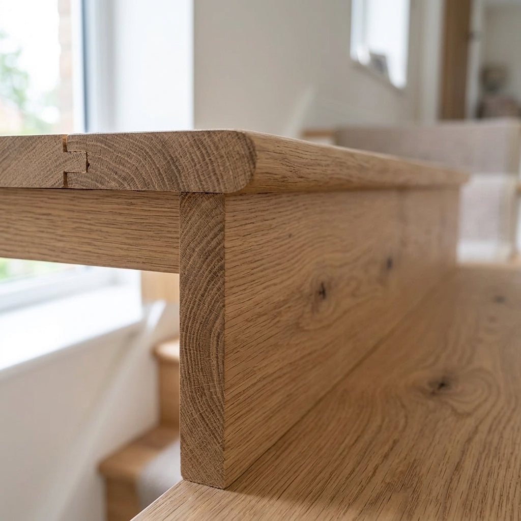 Rustic Oak Window Board 50mm Nosing - Multiple Lengths (view 2)