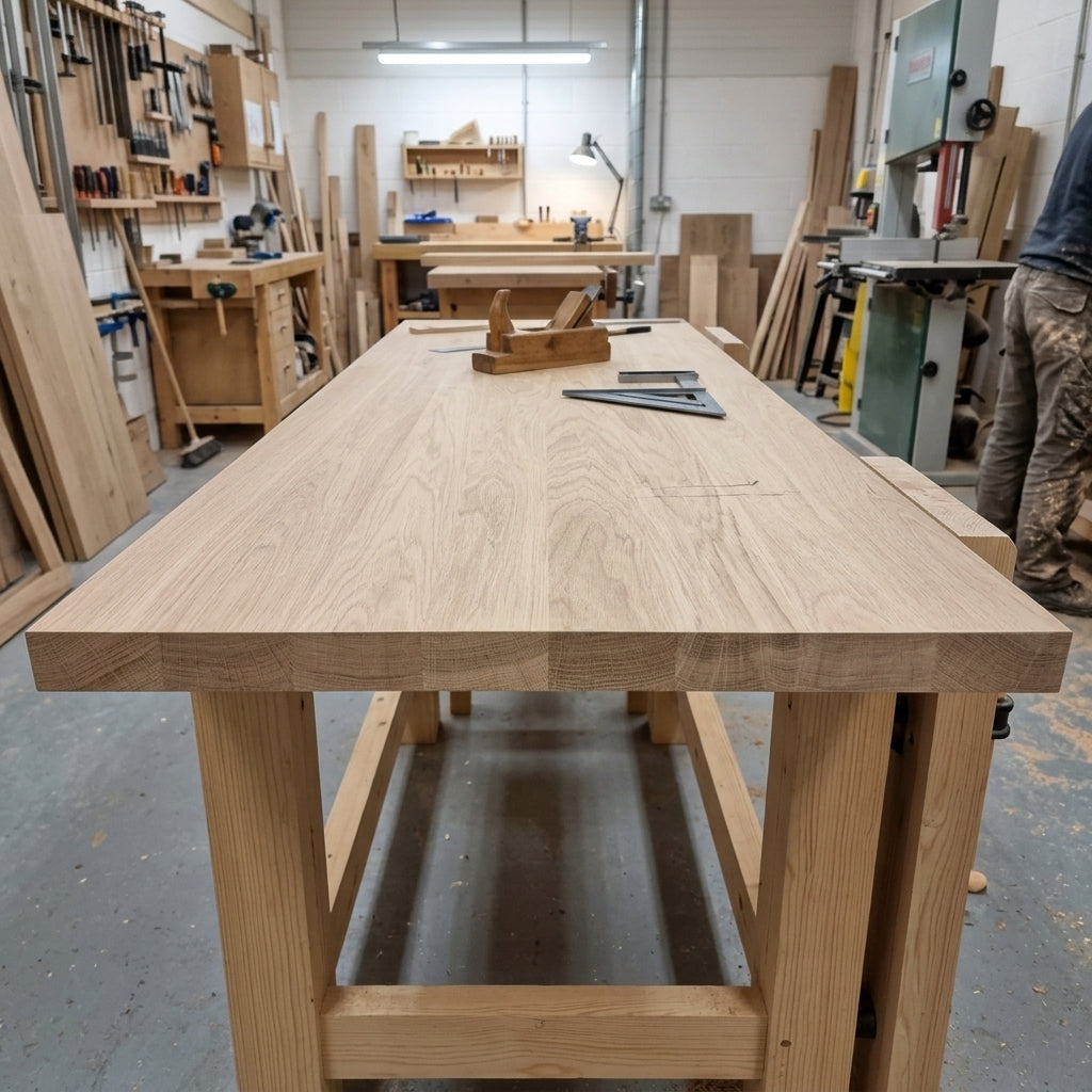 A/BC Grade Solid European Oak Panel 20mm Thick - Joinery