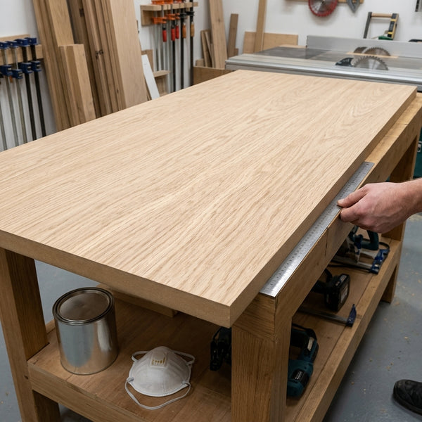 Oak Veneered MDF Sheet 2440 x 1220 x 19mm Prime Grade