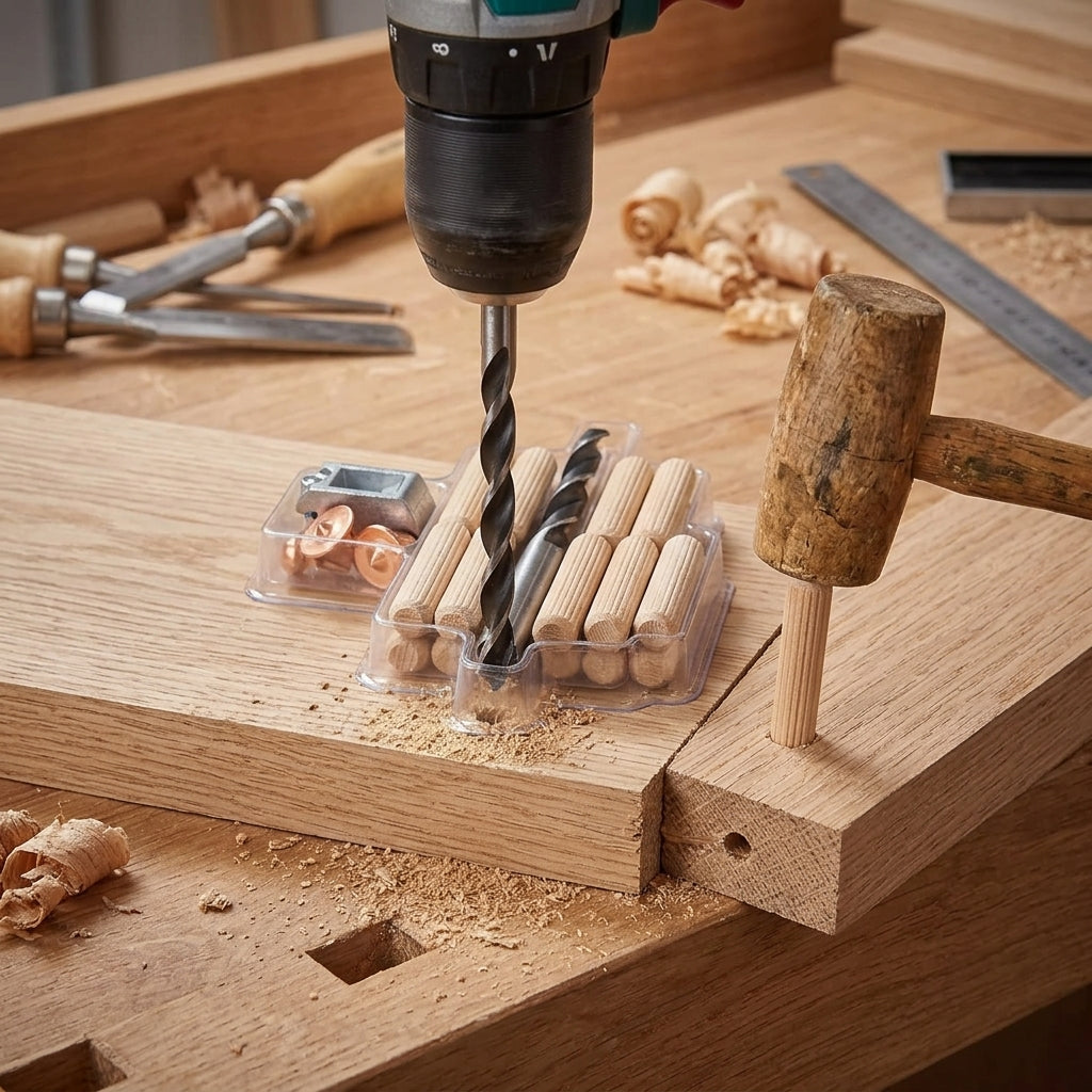 Dowel Kit Complete 8mm - Wood Joint Alignment