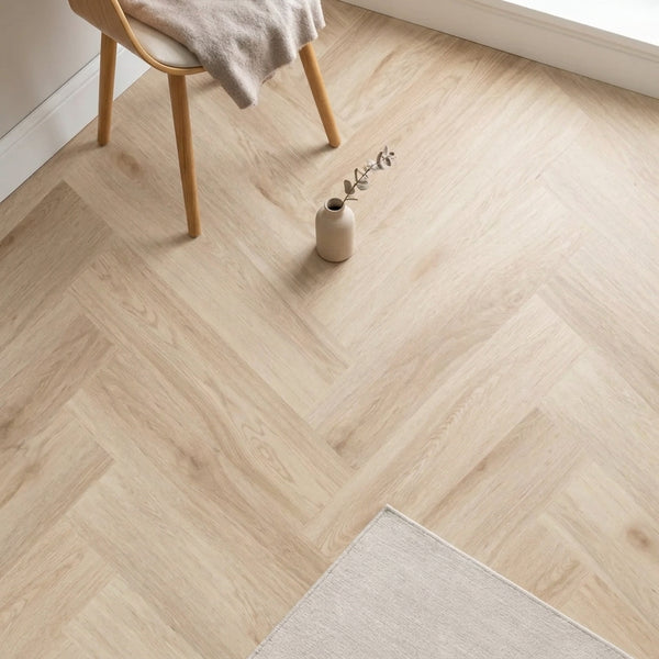 Herringbone Harlow Oak Luxury Vinyl Floor - 5G Click