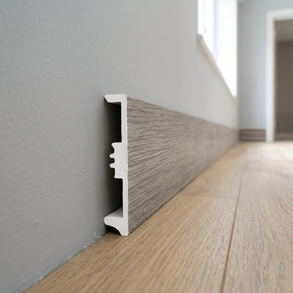 Nantes Oak Skirting Board, Waterproof Impact-Resistant (view 2)