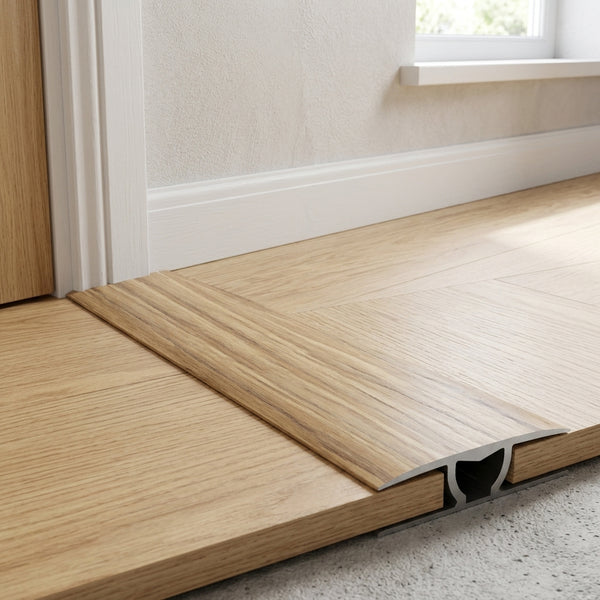 Aluminium Floor Transition Profile 0.93m Manorial Oak