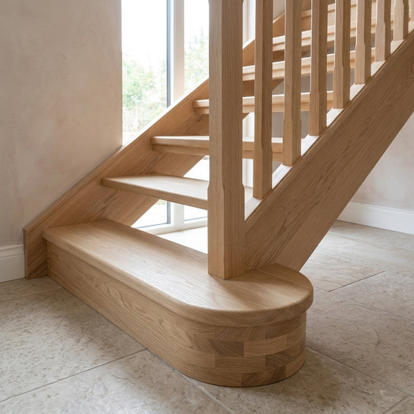 Oak Bottom Step Left Or Right Hand - Modern LED Range