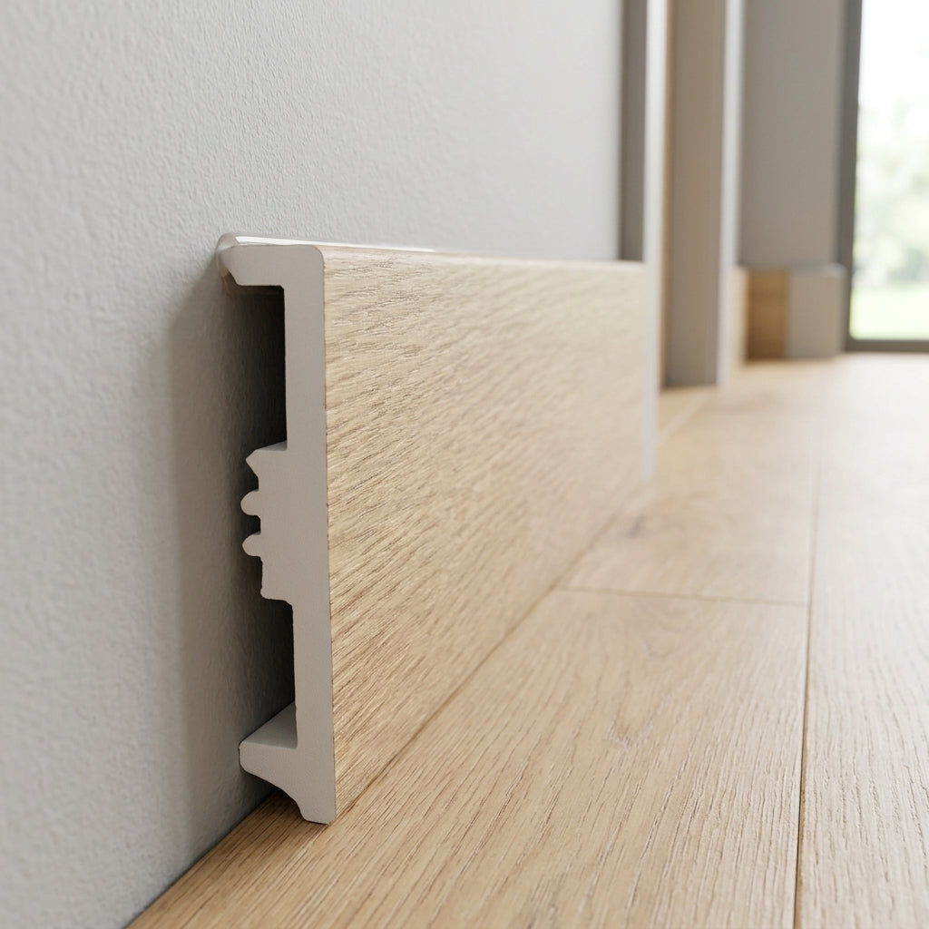 Worcester Oak Skirting Board - Waterproof Impact-Resistant (view 2)