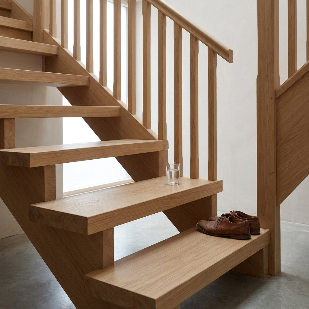 Oak Chunky Treads Ungrooved 40mm - 1000mm or 1500mm