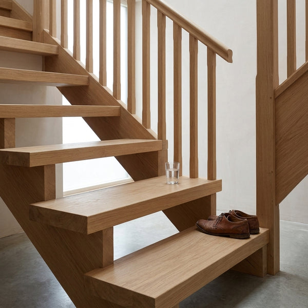 Oak Chunky Treads Ungrooved 40mm - 1000mm or 1500mm