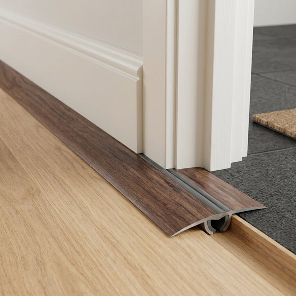 Aluminium Floor Profile 0.93m Tasmanian Oak – Transition Strip