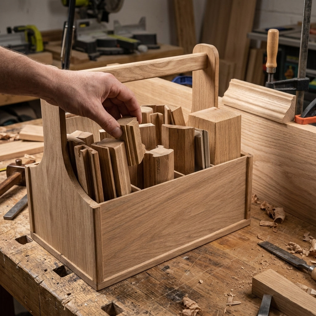 Trader's Oak Box - Branded Or Unbranded Storage (view 2)