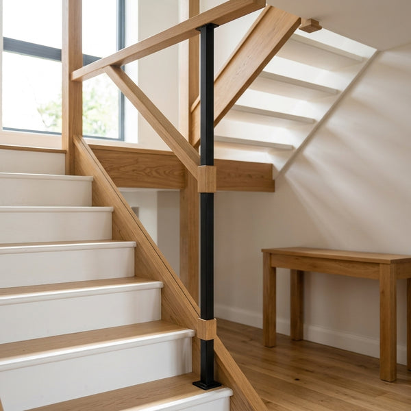 Harp Style Balustrade Metal Square Bar 2750mm