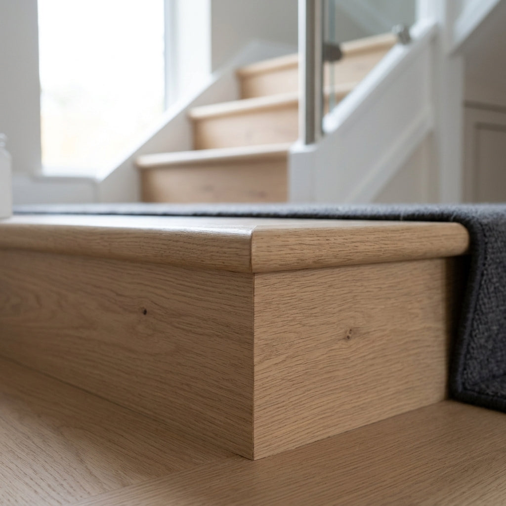Oak Riser 250mm Wide 20mm Thick - Multiple Lengths (view 2)