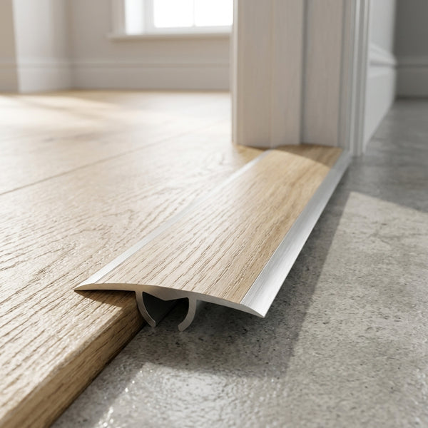 Aluminium Floor Profile 0.93m Selma Oak - Transition Strip